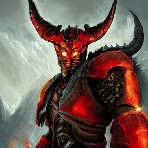 Image similar to surtur in heavy armor wearing a heavy platemail helmet, artstation hall of fame gallery, editors choice, #1 digital painting of all time, most beautiful image ever created, emotionally evocative, greatest art ever made, lifetime achievement magnum opus masterpiece, the most amazing breathtaking image with the deepest message ever painted, a thing of beauty beyond imagination or words