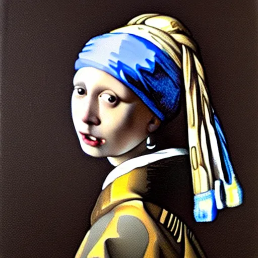 Prompt: painting of man with a Pearl Earring