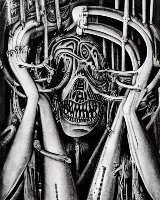 Image similar to Pink Floyd by HR Giger