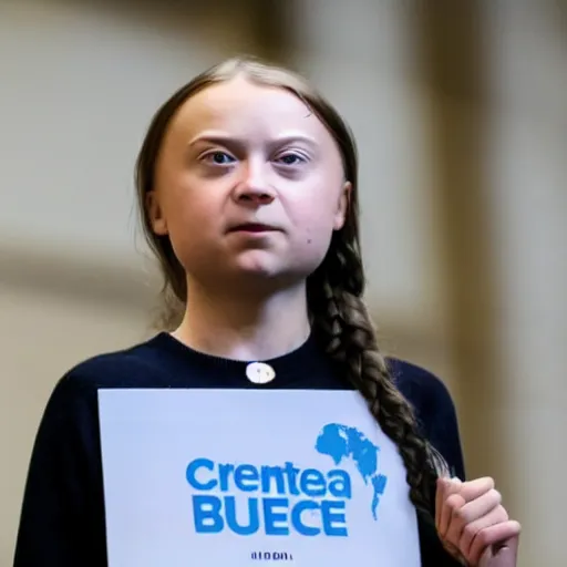 Image similar to greta thunberg climate presentation