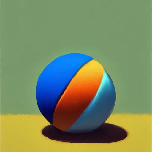 Image similar to goro fujita ilustration yarn ball of different colors by goro fujita, painting by goro fujita, sharp focus, highly detailed, artstation