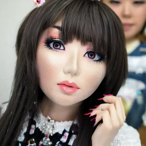 Prompt: japanese gyaru, 5 0 mm