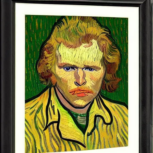 Image similar to Don Mclean by Vincent Van Gogh