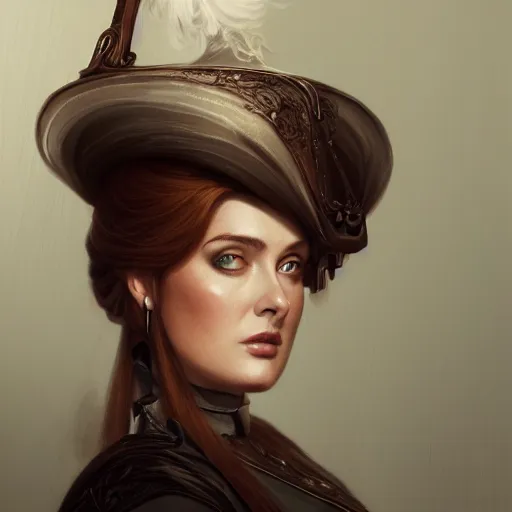 Image similar to a portrait of alexandra breckenridge as a maid, urban motifs, intricate, elegant, highly detailed, digital painting, trending on artstation, concept art, smooth sharp focus, illustration, art by artgerm and greg rutkowski