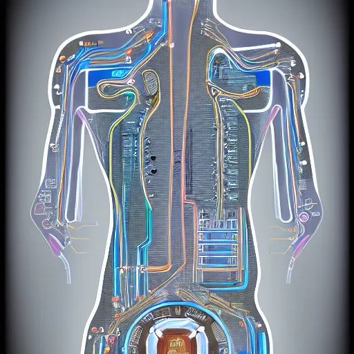 Prompt: gray's anatomy illustration of an ipad complete with detailed circuitry