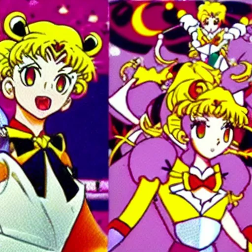 Prompt: still of mami tomoe in sailor moon