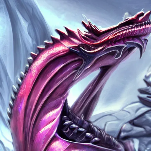 Image similar to very close up foot shot, detailed foot shot, hyperdetailed elegant beautiful stunning anthropomorphic hot mecha female dragon showing detailed sharp dragon claws close to camera, laying on beach, soft pads, sharp silver armor, fuchsia skin, feet art, warframe destiny fanart, giantess art, dragon paws, furaffinity, deviantart, octane, ekasportal