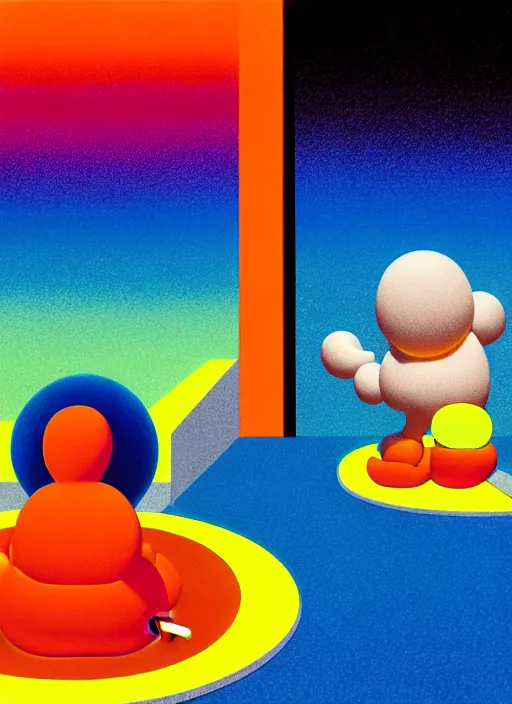 Image similar to hot soup by shusei nagaoka, kaws, david rudnick, airbrush on canvas, pastell colours, cell shaded, 8 k