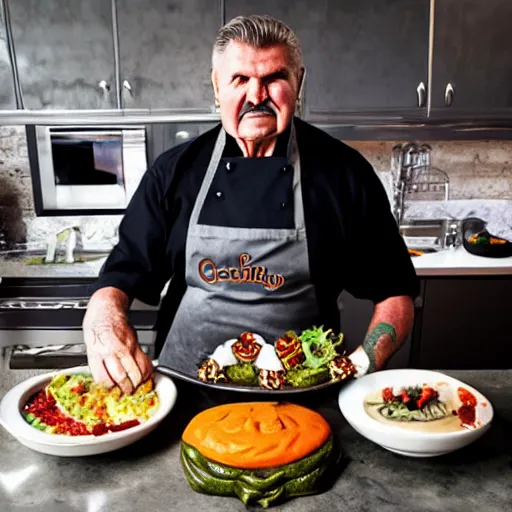 Prompt: Ditka cthulhu chef