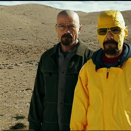 Image similar to Hideo Kojima as Walter White in Breaking Bad