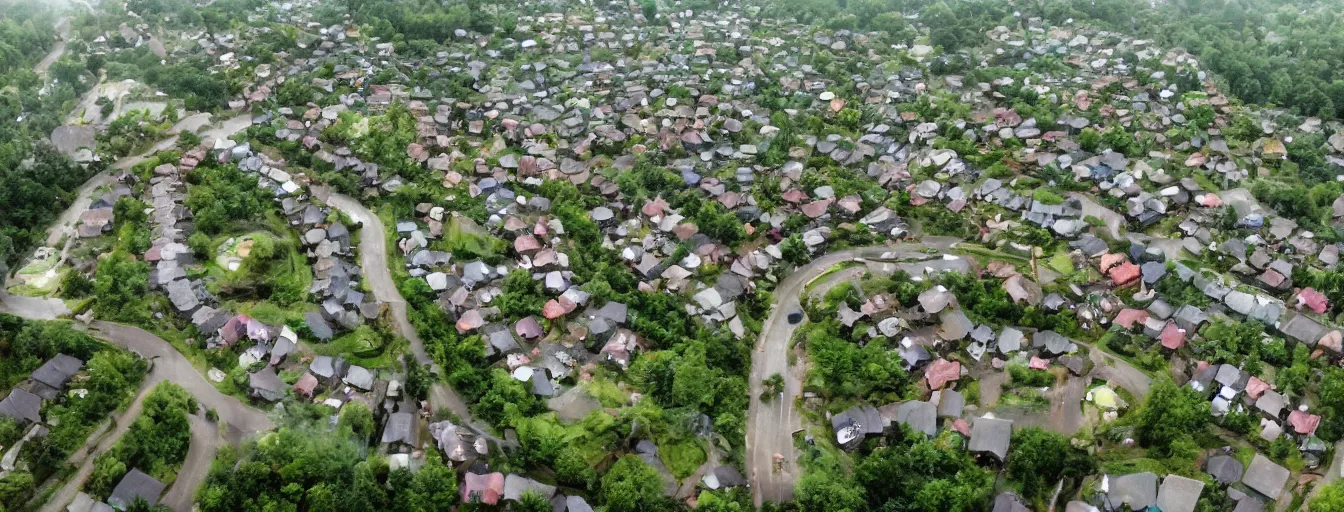 Image similar to raindrop village