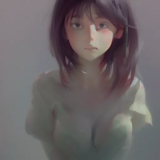 Image similar to beautiful huggy-wuggy from poppy-playtime the video game, digital painting by Hiyao Miyazaki, Studio Ghibli, Yanjun Cheng, portrait, cinematic lighting, highly detailed, concept art, Atmosphere, illustration, smooth, sharp focus, editor's pickup, trending on artstation, trending on deviantart