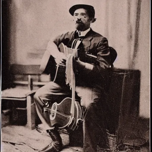 Prompt: “ bluegrass singer in 1 8 9 2 ”
