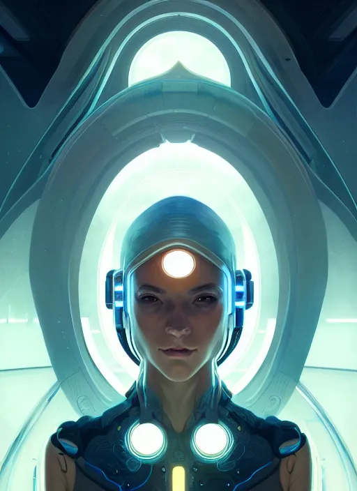 Image similar to symmetry!! portrait of water, tech wear, scifi, glowing lights!! intricate elegant, highly detailed, digital painting, artstation, concept art, smooth, sharp focus, illustration, art by artgerm and greg rutkowski and alphonse mucha