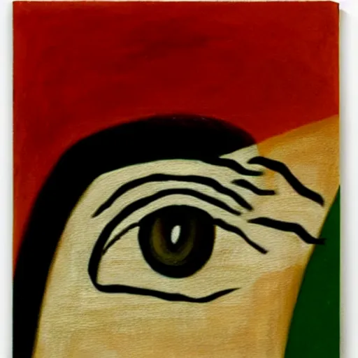 Image similar to an eye crying, a painting by giorgio de chirico