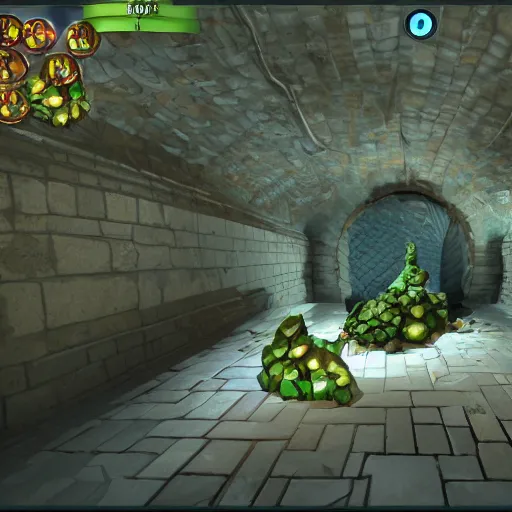 the main room in a 3d Zelda dungeon, Stable Diffusion