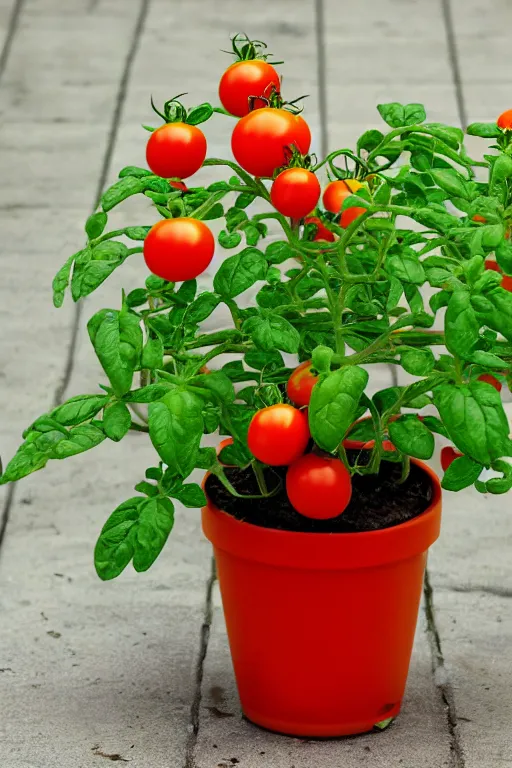 Prompt: a potted tomato plant with an ethernet connection, its leaves and tomatoes form a web developer interface for html 5 iot web 2. 0, high resolution megapixel photograph