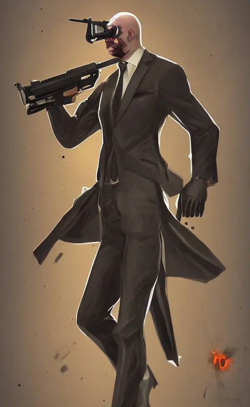 Image similar to a jackrabbit as a hitman, suit and tie, with silenced gun, dynamic lighting, fantasy concept art, trending on art station, stunning visuals, creative, cinematic, ultra detailed