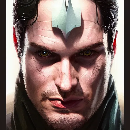 Image similar to highly detailed portrait, batman superman, in gta v, stephen bliss, unreal engine, fantasy art by greg rutkowski, loish, rhads, ferdinand knab, makoto shinkai and lois van baarle, ilya kuvshinov, rossdraws, tom bagshaw, global illumination, radiant light, detailed and intricate environment