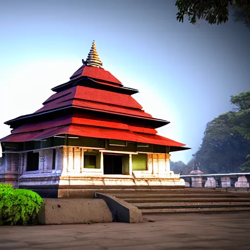 Prompt: kamakhya temple, guwahati ; unreal engine 5, octane render, nanite