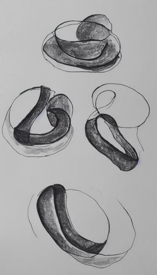 Image similar to ink drawing of 2 cups with infinity symbol