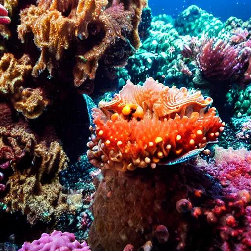 Prompt: deep sea underwater creatures