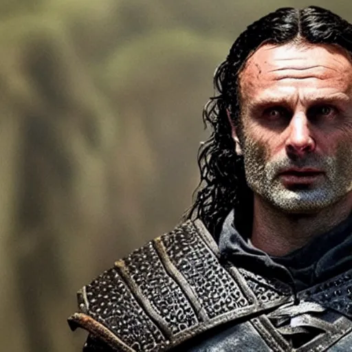 Image similar to andrew lincoln as geralt