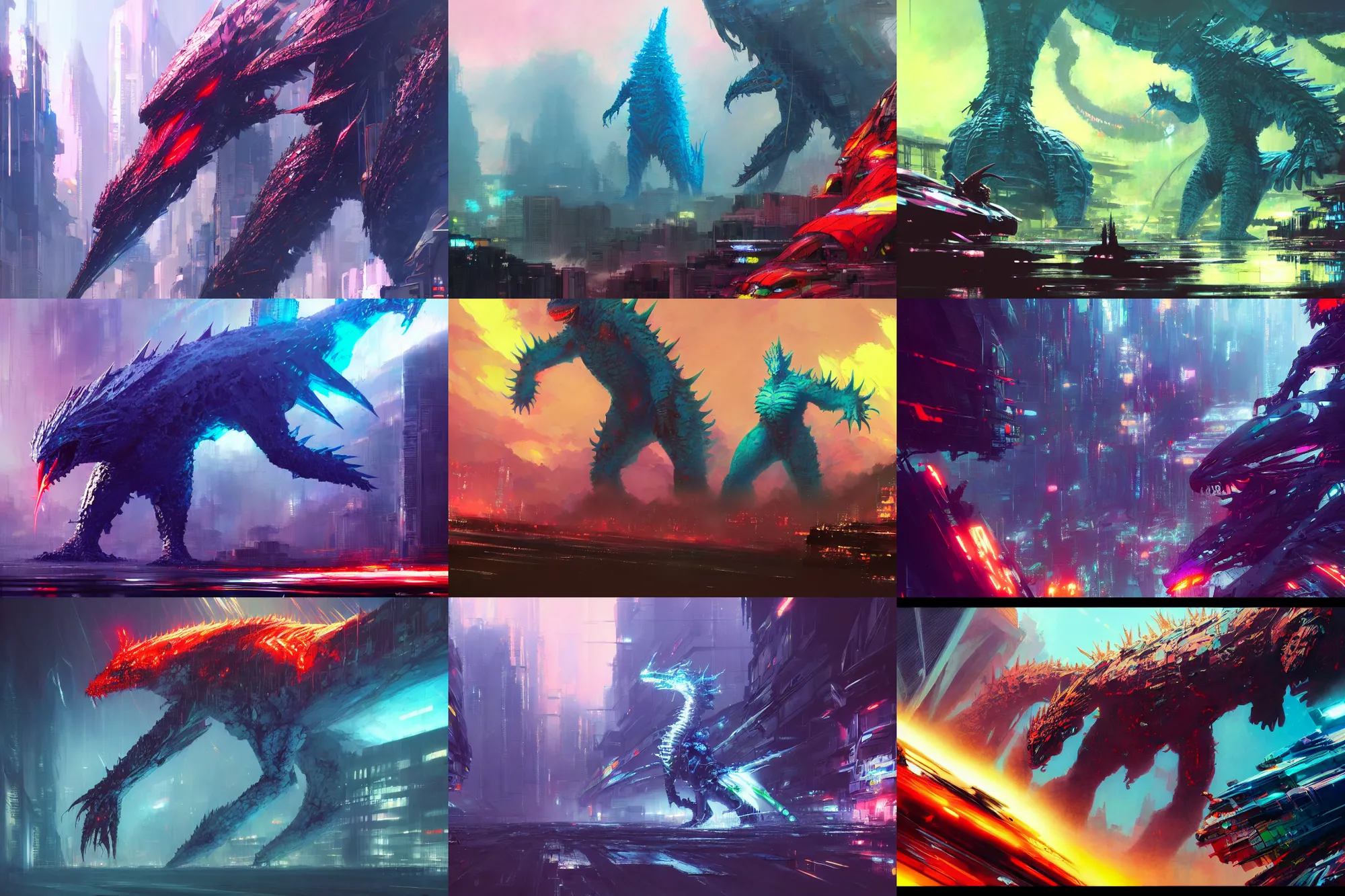 ArtStation - kaiju paradise in my style : kaiju