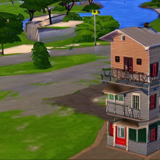 Image similar to tornado in the sims 2