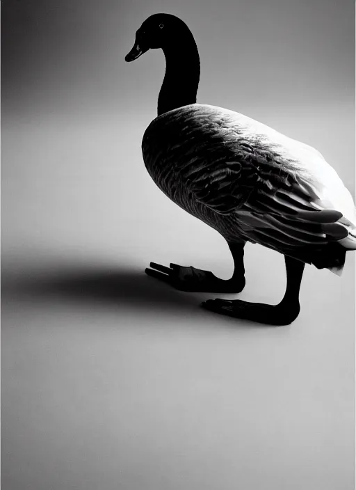 Image similar to portrait of humanoid goose ryan gosling a beak, natural light, sharp, detailed face, magazine, press, photo, steve mccurry, david lazar, canon, nikon, focus