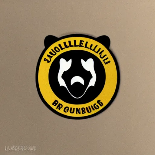 Image similar to hufflepuff badger sticker