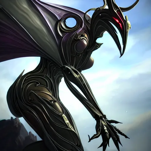 Image similar to highly detailed giantess shot exquisite warframe fanart, worms eye view, looking up at a giant 500 foot tall beautiful saryn prime female warframe, as a stunning anthropomorphic robot female dragon, looming over, posing elegantly, proportionally accurate, anatomically correct, sharp claws, two arms, two legs, camera close to the legs and feet, giantess shot, upward shot, ground view shot, leg and thigh shot, epic shot, high quality, captura, realistic, professional digital art, high end digital art, furry art, macro art, giantess art, anthro art, DeviantArt, artstation, Furaffinity, 3D realism, 8k HD render, epic lighting, depth of field