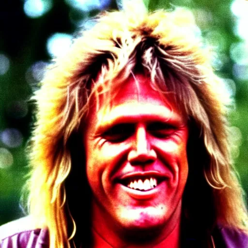 Image similar to gary busey as a hippie from the 7 0 s, photo from the 7 0 s