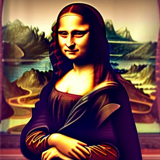 Prompt: Emma watson as the Mona Lisa by Leonardo da Vinci