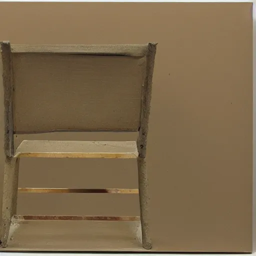 Image similar to a readymade object by Marcel Duchamp in the style of Pierre Huyghe