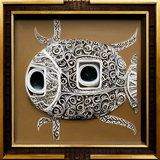 Prompt: detailed painting of a living pod architecture, filigree ornaments, architectural digest