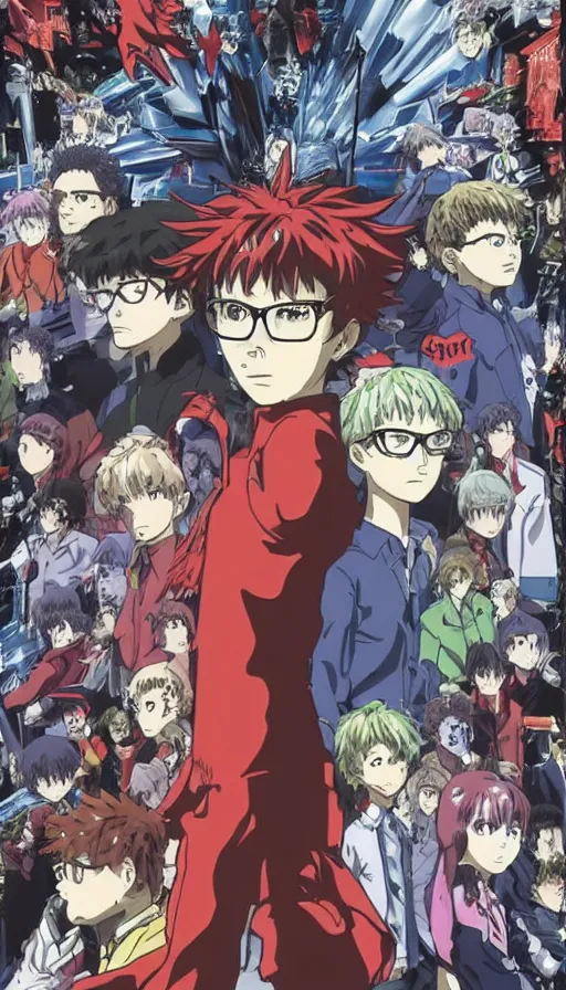 Prompt: the end of the world, by hideaki anno