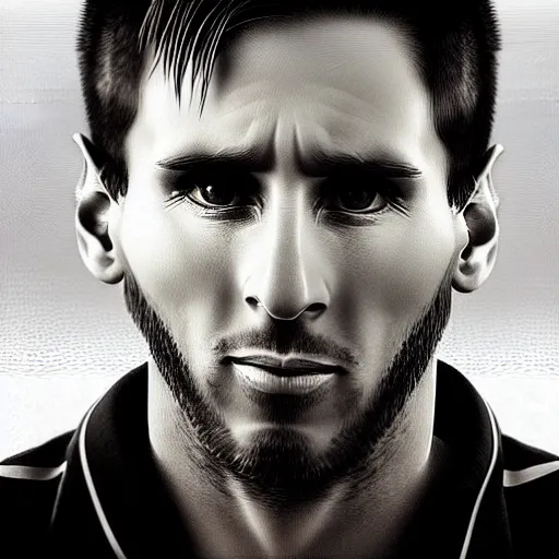 Prompt: “old Leo Messi studio photo”