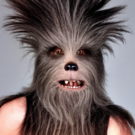 Image similar to a hairless wookie