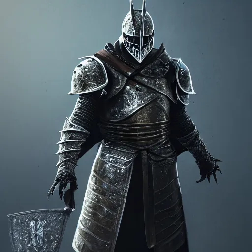 Image similar to portait of a dark souls knight, digital art, digital painting, masterpiece, elegant, hyper realistic, award winning, 8 k, behance, artstation, unreal engine 5, octane render, masterpiece, sharp focus, intricate, ornate