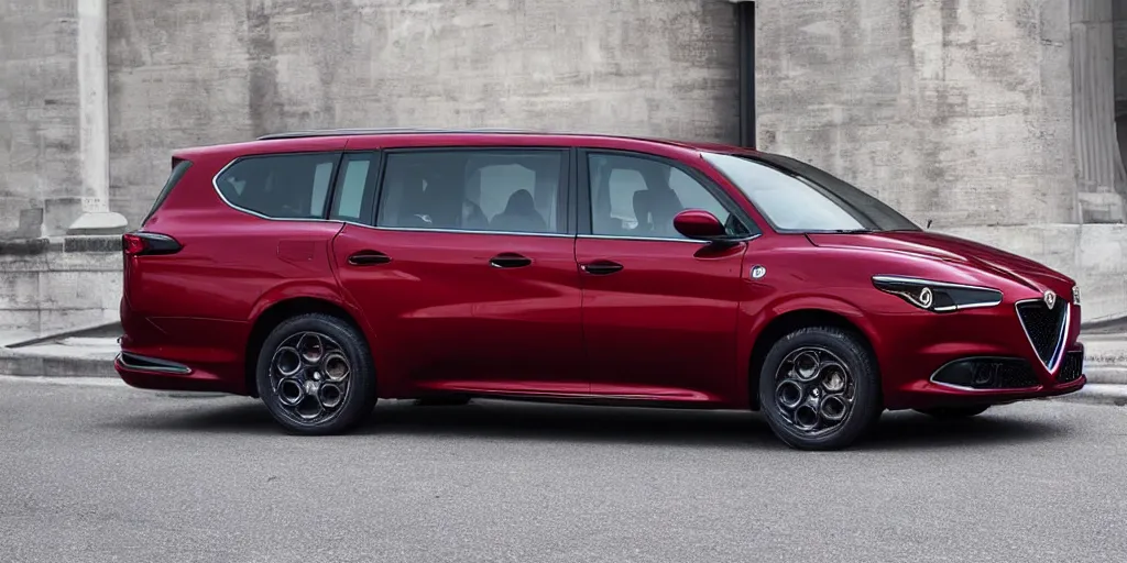 Image similar to 2022 Alfa Romeo Minivan