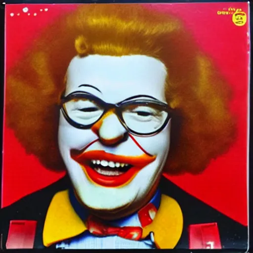 Image similar to Ronald McDonald's album art