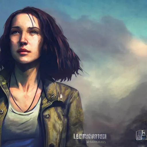 Image similar to fallout 5, charismatic beautiful rugged brunette female protagonist, portrait, outdoors tropical cityscape, atmospheric lighting, painted, intricate, volumetric lighting, beautiful, daytime, sunny weather, slight overcast, sharp focus, deep colours, ultra detailed, by leesha hannigan, ross tran, thierry doizon, kai carpenter, ignacio fernandez rios