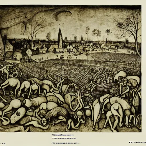 Image similar to rhizomuse sketch by pieter bruegel the elder