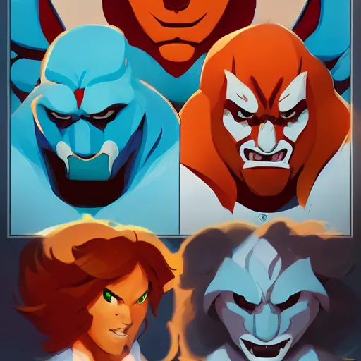 Image similar to face icon stylized minimalist thundercats, loftis, cory behance hd by jesper ejsing, by rhads, makoto shinkai and lois van baarle, ilya kuvshinov, rossdraws global illumination