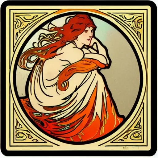 Prompt: a square enamel pin of a fire flames blaze label art by alphonse mucha, smooth curves, behance