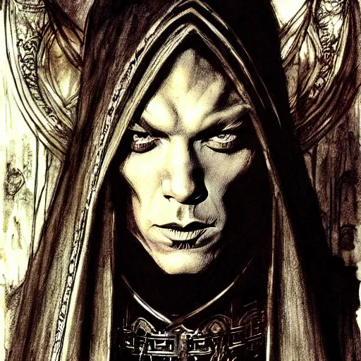 Prompt: joseph sikora from power as the antipope, intricate detail, royo, whealan, frazetta,