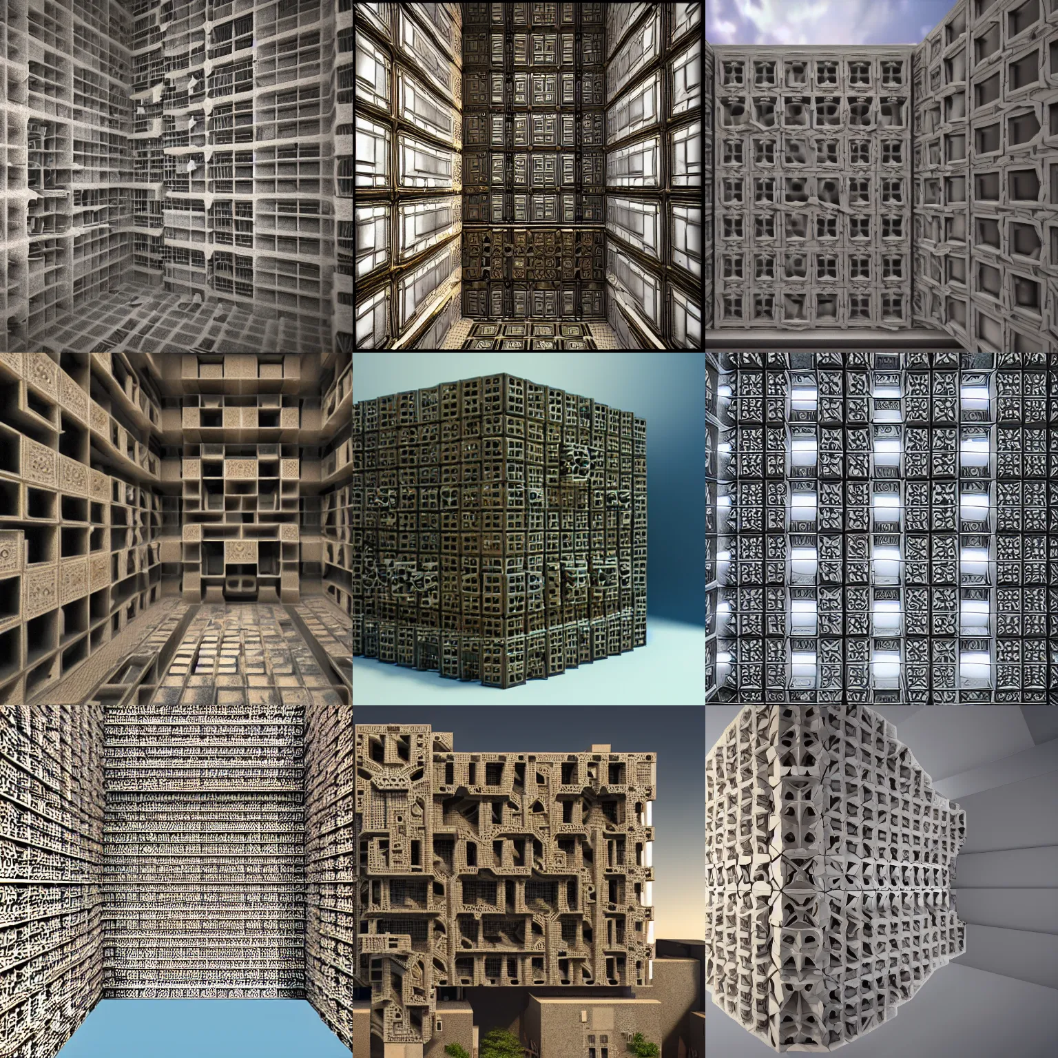 Prompt: Menger sponge, cinematic lithening vray render, unreal engine,