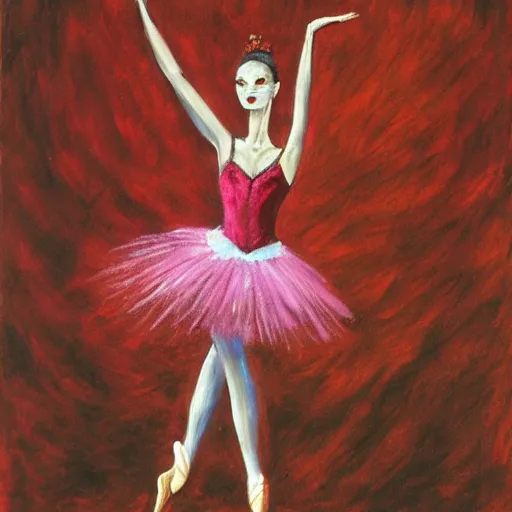 Image similar to ballerina by clive barker