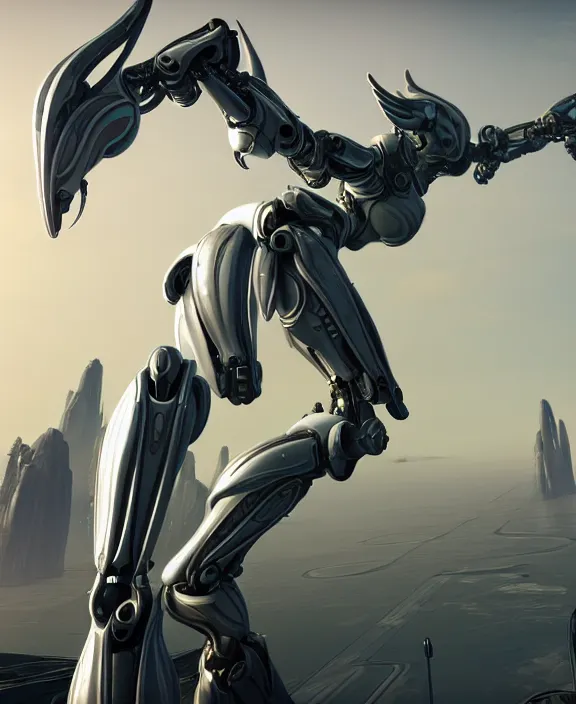 Prompt: extremely detailed perfect cinematic shot of a giant 1000 meter tall beautiful stunning hot female warframe, that's a stunning well detailed anthropomorphic robot mecha female dragon, silver sharp streamlined armor, sharp robot dragon paws, sharp claws, walking over a tiny city, towering high up over your view, legs taking your pov, camera looking up between her legs, thick smooth legs looming over towers, stepping on towers, crushing buildings beneath her detailed sharp paw feet, camera looking up at her from the ground, upward shot, fog rolling in, massive scale, worms eye view, ground view, low shot, leg shot, dragon art, micro art, macro art, giantess art, macro, furry, giantess, goddess art, furry art, furaffinity, digital art, high quality 3D realistic, DeviantArt, artstation, Eka's Portal, HD, depth of field